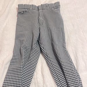 Gingham pantsuit pants
